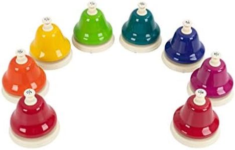 Percussion Plus PP273 Desk Bells, Multicolor, Set of 8