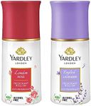 Yardley London Rose and English Lavender Roll-On, Combo of 2