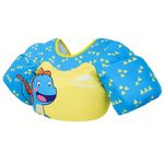 Gogokids Kids Swim Vest with Floats Armbands, Updated Vest-style Toddler Swimming Jacket Adjustable Safety Buckle Swimming Pool Flotation Buoyant Jacket for Children 2-6 Years Old