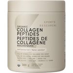 Sports Research® Organic Collagen Peptides - Hydrolyzed Type I & III Collagen with 18 Essential Amino Acids | Sustainable & Traceable Formula, Gluten-Free & Non-GMO | Unflavored Powder | 30 Servings