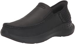 Skechers Men's Parson OSWIN, Black Leather, 8 UK