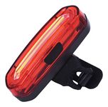 Dark Horse® Bicycle LED 7 Mode USB Rechargeable Red and White/Blue Super Bright Tail Light LED, Red