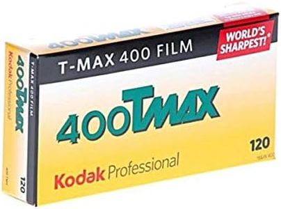 Kodak Professional T-Max 400 Black and White Negative Film (120 Roll Film, 5-Pack) - 8568214