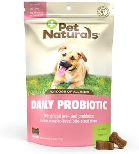 Pet Naturals Daily Probiotic for Dogs, 120M CFUs - Pre and Probiotics for Dogs Digestive Health, Gut Health, Immune Support, Diarrhea, Allergies and Itching - 60 Chews, Duck Flavor