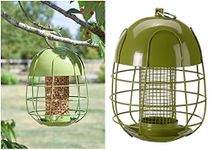 Chapel Wood Acorn Steel Squirrel Proof Peanut Feeder Green