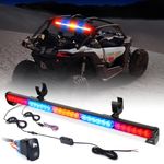 Xprite RZ Series RBYBR 30" Offroad Rear Chase LED Strobe Light bar w/Reverse Brake Light for UTV, ATV, Polaris, RZR, Side by Sides, 4x4, Trophy Truck