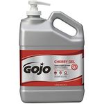 Gojo 2358-02 Cherry Gel Pumice Hand Cleaner Pump Bottle - 1 Gallon, (Pack of 2)