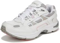 Vionic Women's Walker Classic Comfortable Leisure Shoes- Supportive Walking Sneakers That Include Three-Zone Comfort with Orthotic Insole Arch Support, Pink, 8