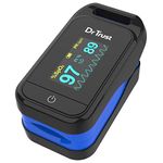 Dr Trust USA Fingertip Blood Oxygen Saturation Monitor -218, SPO2, PI & Heart Rate Pulse Oximeter with OLED Display For Pulse Oximetery