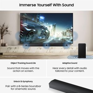 Samsung 43" Crystal 4K Smart TV – Q-Symphony, Metal Design, 2025