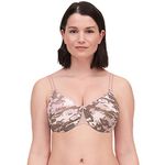 Chantelle Women's C Magnifique Seamless Unlined Minimizer Bra, Opaque, Camo Print, 34FF