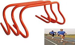 HCE Agility Speed Training Hurdles Multi-Purpose Plyometric Training Hurdles, Crossfit, WOD, Football, Lacrosse, Cricket Athletic Sports and Games - Ideal for Pets, Kids and Adult (3 Pack)（9"x18"）