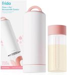 Frida Mom Flow + Go Breastmilk Cooler Bottle, 24hr Portable Breastmilk Cooler for Travel, Designed to Store Breastmilk Bags & Bottles, Includes 2 Ice Pucks & Carrying Handles, Lightweight, 20oz