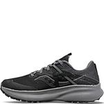 Saucony Women's Ride 15 TR Gore-Tex Trail Running Shoe, Black/Charcoal, 10 M US