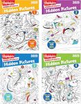 Highlights Hidden Pictures 2025 Activity Books for Kids Ages 6 and Up, 4-Book Set of Travel-Friendly Screen Free Seek and Find Fun, Books Double as Coloring Books