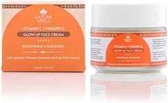 Nature Spell Vitamin C Face Cream Moisturiser 100ml, Radiant Face Cream Infused With Japanese Wakame Seaweed, Targets Dark Spots, Made in the UK