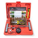 Boulder Tools Tubeless Tire Repair Kit - Comprehensive Automotive Tools for Cars, Trucks, ATVs, Motorcycles - Includes Tyre Valve Removal Tool, Bike Puncture Repair Kit - Heavy Duty Storage Case