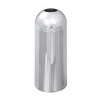 Safco Products 9875 Reflections By Safco Open Top Dome Trash Can, 15-Gallon, Chrome