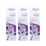 Nair Hair Smoothing Removal Cream Bikini & Underarm 100ml Pack of 3