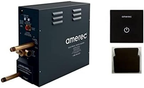 Amerec AK9 Steam Bath Generator with K4 Control and Steamhead - For Steam Rooms up to 300 Cubic Feet (Oil Rubbed Bronze)
