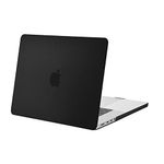 MOSISO Compatible with MacBook Pro 16 inch Case 2024 2023 2022 2021 Release M3 A2991 M2 A2780 M1 A2485 Pro Max Liquid Retina Display Touch ID, Protective Plastic Hard Shell Cover Case, Black