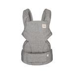 Tula Linen Explore Baby Carrier from Birth, 3-in-1 Outward Facing, Ergonomic Adjustable Baby Carrier (3.2-20.4 kg), Ash