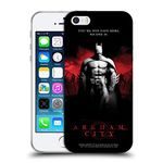 Head Case Designs Officially Licensed Batman Arkham City Batman Not Safe Here Graphics Soft Gel Case Compatible With Apple iPhone 5 / iPhone 5s / iPhone SE 2016