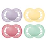 MAM Original Matte Baby Pacifier, Pink/Purple/Blue, 6-16 Months (4 Count)