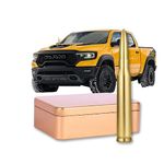 Ligepu Car Antenna Compatible with Ford F150 F250 F350 & Dodge RAM &Chevy Silverado & GMC Sierra-Replacement Antenna for Car Truck SUV,50 Cal Antenna(Gold)