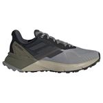 adidas Men's Terrex Soulstride Trail Running Shoes Non-Football Low, Solid Grey/Wonder Beige/Olive strata, 8.5 UK