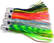 4 pieces Mixed color 11 inch Trolling Lure Big Game Fishing Marlin Tuna Lure