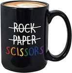 LGBTQ Coffee Mug 15oz Black - Rock 