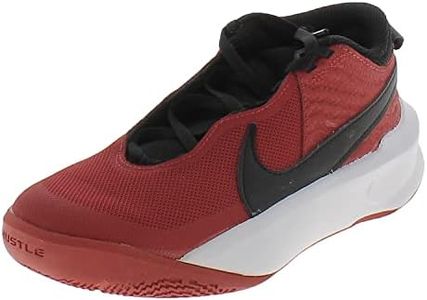 Nike Kids Boy's Team Hustle D 10, University Red/Black/White, 5 Big Kid