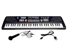 New Star Electronic Digital Piano Keyboard 61 Keys- Multi-Function Portable Piano Keyboard Electronic Organ with Plug & Play