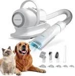 neabot P1 Pro Pet Grooming Kit & Vacuum Suction 99% Pet Hair, Professional Grooming Clippers with 5 Proven Grooming Tools for Dogs Cats and Other Animals