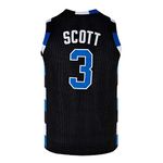 Mens Basketball Jersey Lucas Scott #3 Ravens Stitched Sports Movie Jersey Black - Black - Medium