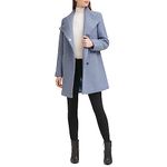 Kenneth Cole Women's Wool Coat, Peacoat Periwinkle, XS