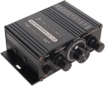 Power Amplifier, 20W X 2 HiFi Stereo Bluetooth 5.0 Digital Audio Amp 2 Channel Amplifier for Karaoke, Home Theater, and Car Radio Systems