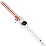 WEEYUM 3/4 Inch Curling Iron, Long Barrel Curling Wand for Hair, Ceramic Tourmaline Hair Curling Iron Dual Voltage