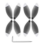 8Pc Replacement Low Noise Propeller Compatible with Parrot Anafi Ultra Compact 4K HDR FPV Drone CW CCW Props Quick Release Blade Accessories (Color : Silver)