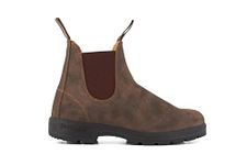 Blundstone 585 Rustic Brown Leather Chelsea Boots 8