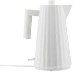 Alessi Plisse 1500W Electric Kettle, White, 1.7 litre Capacity