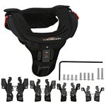 Motocross Gear Neck Protector Motorcycle Neck Brace for Adult Neck Guard MTB Body Protection Gear (Black)