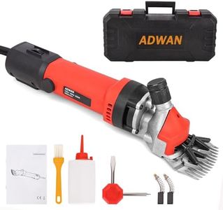 ADWAN 850W Sheep Shears Electric, 6 Speed Heavy Duty Shearing Clipper, 13-Teeth Farm Livestock Haircut, Professional Sheep Clippers for Sheep Alpacas Goats and Thick Coat Animals