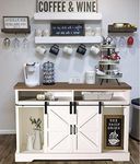 PHI VILLA Farmhouse Coffee Bar Cabi