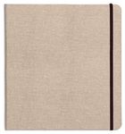 Clairefontaine - Ref 96100C - Goldline Natural Square Travel Album (Contains 32 Sheets) - 30 x 30cm in Size, 180gsm Paper, Elastic Strap Closure, Acid Free, pH Neutral, Off-White