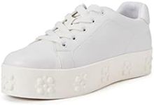 Katy Perry Women's The Florral Sneaker, Optical White, 9