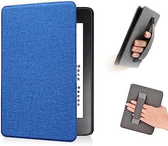 Case for 6" Kindle Paperwhite 5th/6th/7th Generation (2012-2015 Release, Model EY21 & DP75SDI), Slim Lightweight Durable Fabric Cover with Hand Strap and Auto Sleep/Wake