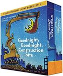 Goodnight, Goodnight, Construction Site and Steam Train, Dream Train Board Books Boxed Set (Board Books for Babies, Preschool Books, Picture Books for Toddlers)