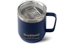 VAHDAM Boyfriend Mug (300ml/10.1oz) Royal Blue Reusable Tea & Coffee Mug |18/8 Stainless Steel, Vacuum Insulated Travel Tumbler Cup | Carry Hot & Cold Beverage | Boyfriend Gifts | Travel Mug